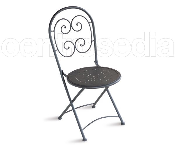 "Cecil" Metal Folding Chair