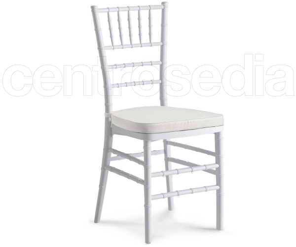 "Chiavarina" Chiavari White Chair