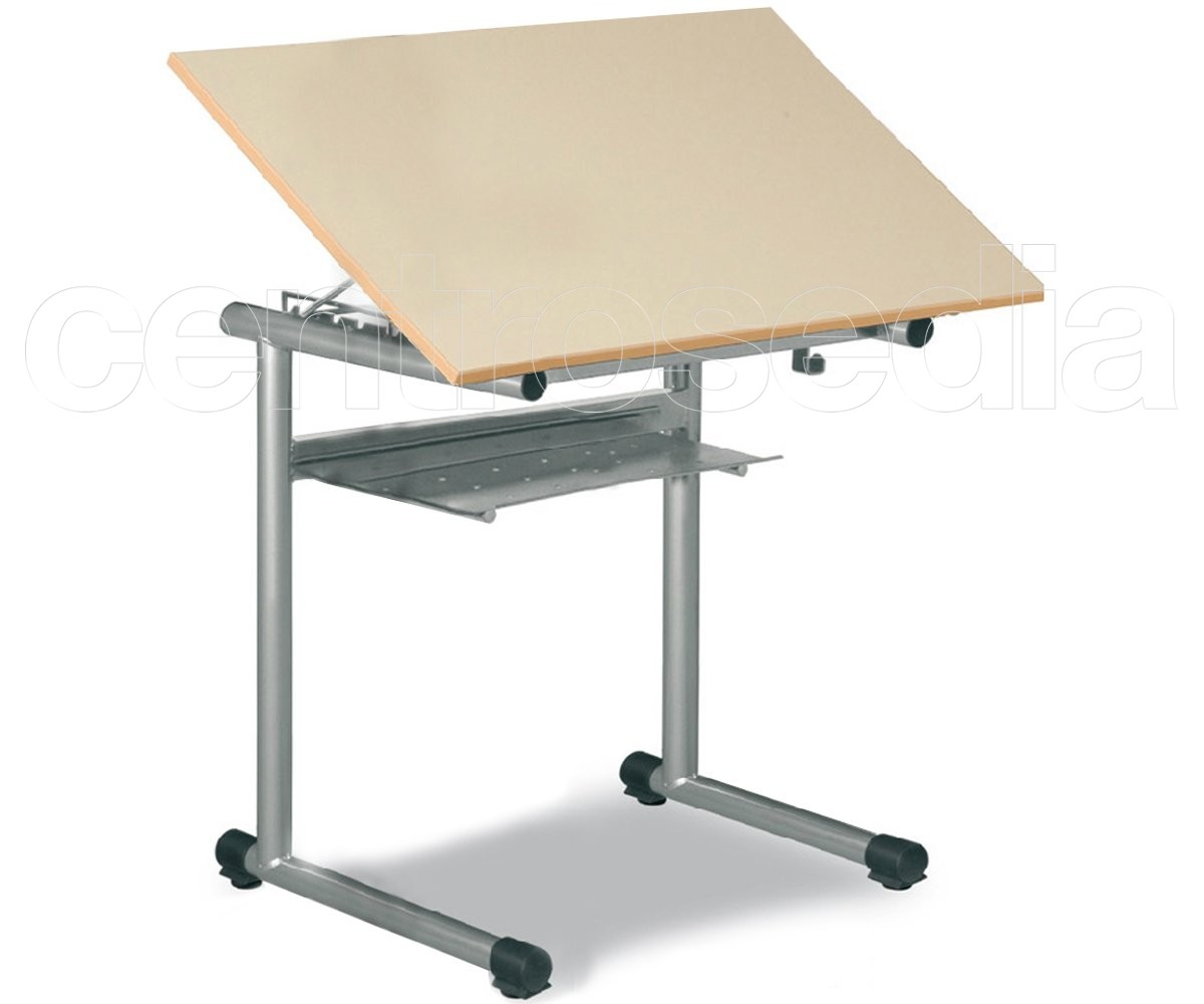 CC1330 Tavolo da Disegno Scuola - Piano Regolabile - Banchi e Tavoli Scuola
