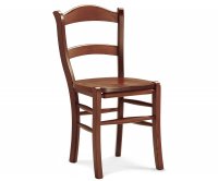 "Pienza" Wooden Chair - Wood Seat
