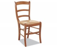 "Elvira" Wooden Chair - Wood Seat